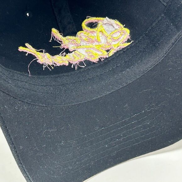 Rod Stewart Dad Hat Baseball Cap Script Nissi Caps Strapback 6 Panel Black - Picture 5 of 9